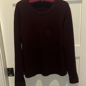 Women's Burgundy Sweater by Club Monaco sz Sm. Care and size tags missing.